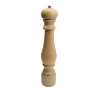Banton by Vic Firth Natural Wood Pepper Mill Grinder Large 14.5" Tall USA